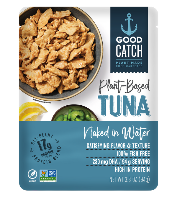 Plant-Based Tuna, Naked in Water
