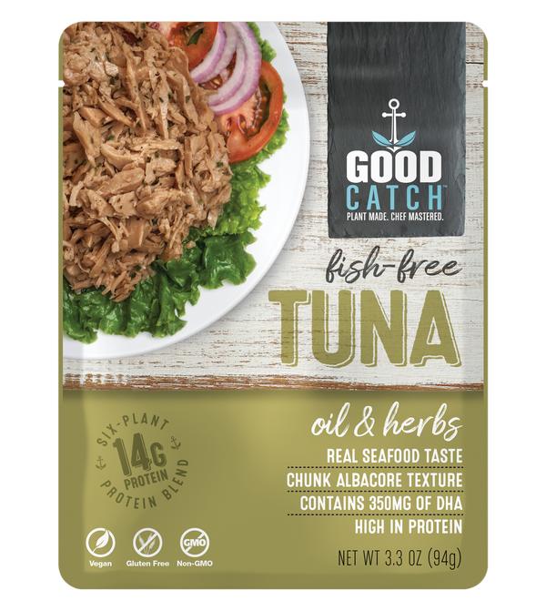 Plant-Based Tuna, Oil & Herbs