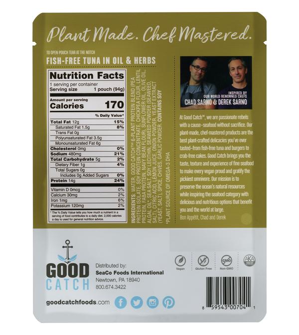 Plant-Based Tuna, Oil & Herbs