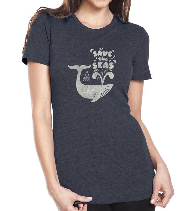 Good Catch Save the Seas Tee, Women’s